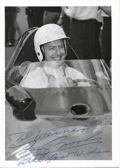 Tony Brooks GB  Formel 1  Auto Motorsport  Autogramm Foto original signiert 