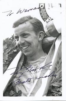Tony Brooks GB  Formel 1  Auto Motorsport  Autogramm Foto original signiert 