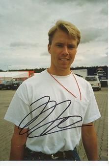 JJ Lehto  Finnland  Formel 1  Auto Motorsport  Autogramm Foto original signiert 