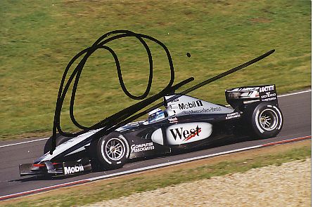 Mika Häkkinen  Formel 1  Auto Motorsport  Autogramm Foto original signiert 