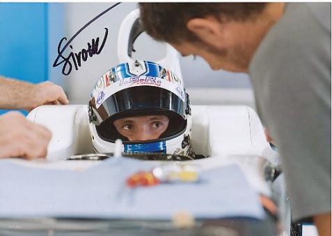 Sergey Sirotkin  Rußland  Formel 1  Auto Motorsport  Autogramm Foto original signiert 