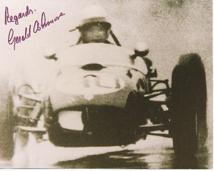 Gerry Ashmore † 2021  GB  Formel 1  Auto Motorsport  Autogramm Foto original signiert 