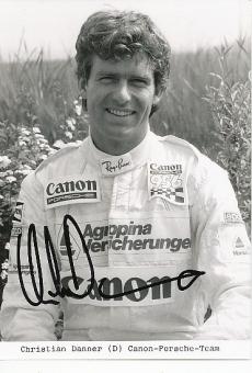 Christian Danner  Formel 1  Auto Motorsport  Autogramm Foto original signiert 