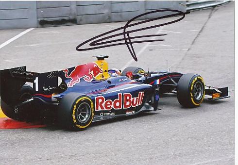 Pierre Gasly  Formel 1  Auto Motorsport  Autogramm Foto original signiert 