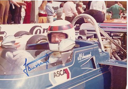 Jean Pierre Jaussaud † 2021  Formel 1  Auto Motorsport  Autogramm Foto original signiert 