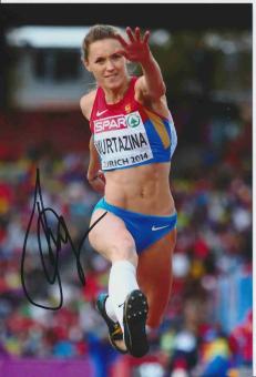Alsu Murtazina  Rußland  Leichtathletik Autogramm Foto original signiert 