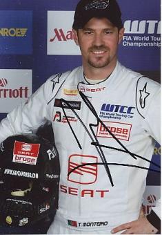 Tiago Monteiro  Seat   Auto Motorsport  Autogramm Foto original signiert 