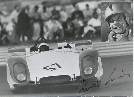 Rudi Lins  Auto Motorsport  Autogrammkarte  original signiert 