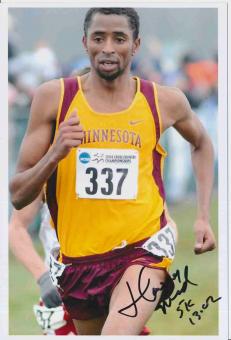 Hassan Mead  USA  Leichtathletik Autogramm Foto original signiert 