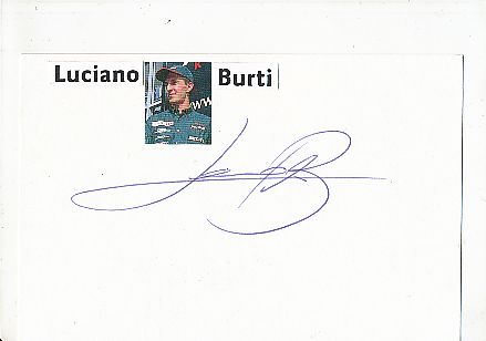 Luciano Burti  Formel 1  Auto Motorsport  Autogramm Karte  original signiert 