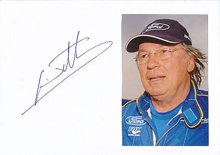 Jean Louis Schlesser  Rallye  Auto Motorsport  Autogramm Karte  original signiert 
