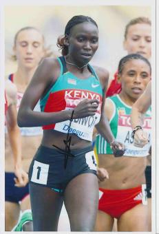 Viola Jelagat Kibiwot  Kenia  Leichtathletik Autogramm Foto original signiert 