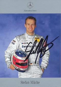 Stefan Mücke  DTM 2002   Mercedes  Auto Motorsport  Autogrammkarte  original signiert 