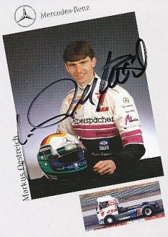 Markus Oestreich  1996   Mercedes  Auto Motorsport  Autogrammkarte  original signiert 