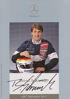Bernd Schneider  DTM    Mercedes  Auto Motorsport  Autogrammkarte  original signiert 