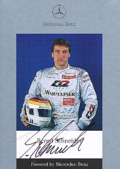 Bernd Schneider  DTM 1998   Mercedes  Auto Motorsport  Autogrammkarte  original signiert 