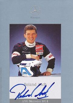 Roland Asch  Mercedes  Auto Motorsport  Autogrammkarte  original signiert 