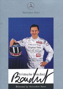 Christophe Bouchut  1998  Mercedes  Auto Motorsport  Autogrammkarte  original signiert 