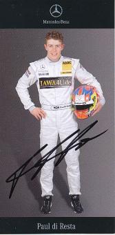 Paul Di Resta  DTM 2007  Mercedes  Auto Motorsport  Autogrammkarte  original signiert 
