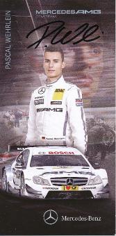 Pascal Wehrlein  DTM 203  Mercedes  Auto Motorsport  Autogrammkarte  original signiert 
