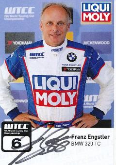 Franz Engstler   BMW  Auto Motorsport  Autogrammkarte  original signiert 
