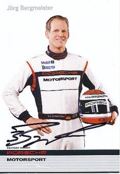 Jörg Bergmeister  Porsche  Auto Motorsport  Autogrammkarte  original signiert 