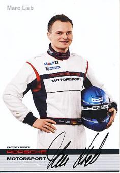 Marc Lieb  Porsche  Auto Motorsport  Autogrammkarte  original signiert 