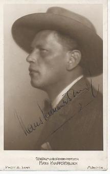 Hans Knappertsbusch † 1965  Dirigent  Oper Klassik Musik Autogrammkarte original signiert 