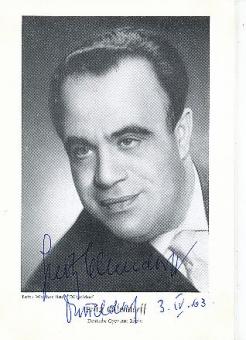 Fritz Ollendorff † 1977  Oper Klassik Musik Autogrammkarte original signiert 
