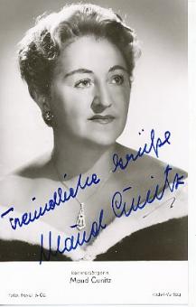 Maud Cunitz † 1987  Oper Klassik Musik Autogrammkarte original signiert 