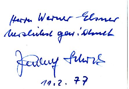 Rudolf Schock † 1986  Oper Klassik Musik Autogramm Karte original signiert 