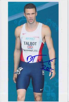 Daniel Talbot  Großbritanien  Leichtathletik Autogramm Foto original signiert 