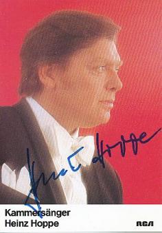 Heinz Hoppe † 1993  Oper Klassik Musik Autogrammkarte original signiert 