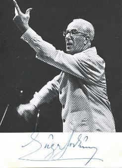 Eugen Jochum † 1987  Dirigent  Klassik Musik Autogrammkarte original signiert 