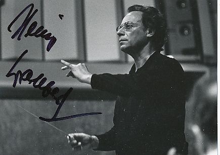 Heinz Wallberg † 2004  Dirigent  Klassik Musik Autogrammkarte original signiert 
