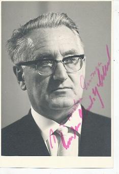 Gustav Rudolf Sellner † 1990  Theater Regisseur Autogrammkarte original signiert 