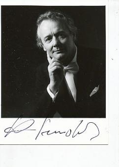Klaus Tennstedt † 1998 Dirigent Violinist  Klassik Musik Autogramm Foto original signiert 