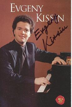 Evgeny Kissin  Pianist + Komponist  Klassik Musik Autogrammkarte original signiert 