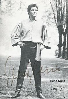 René Kollo  Oper Klassik Musik Autogrammkarte original signiert 