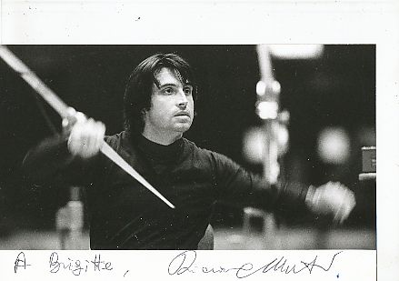 Riccardo Muti  Italien  Dirigent Klassik Musik Autogramm Foto original signiert 