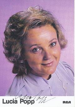 Lucia Popp † 1993  Oper Klassik Musik Autogrammkarte original signiert 