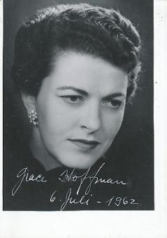 Grace Hoffmann † 2008 USA  Oper Klassik Musik Autogramm Foto original signiert 