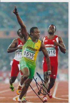 Lerone Clarke  Jamaika  Leichtathletik Autogramm Foto original signiert 