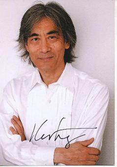 Kent Nagano  USA Dirigent  Klassik Musik Autogrammkarte original signiert 