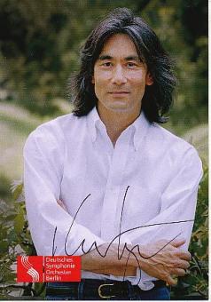 Kent Nagano  USA Dirigent Klassik Musik Autogrammkarte original signiert 