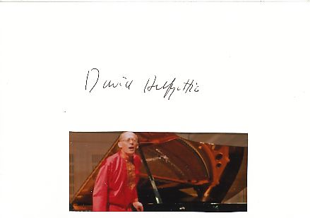 David Helfgott  Australien Pianist  Klassik Musik Autogramm Karte original signiert 