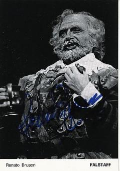 Renato Bruson  Italien  Oper  Klassik Musik Autogrammkarte original signiert 