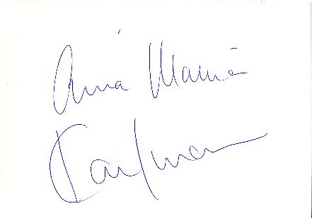 Anna Maria Kaufmann   Oper  Klassik Musik Autogramm Karte original signiert 