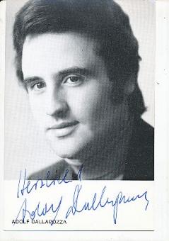 Adolf Dallapozza  Österreich Oper Klassik Musik Autogrammkarte original signiert 