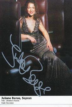 Juliane Banse   Oper Klassik Musik Autogrammkarte original signiert 